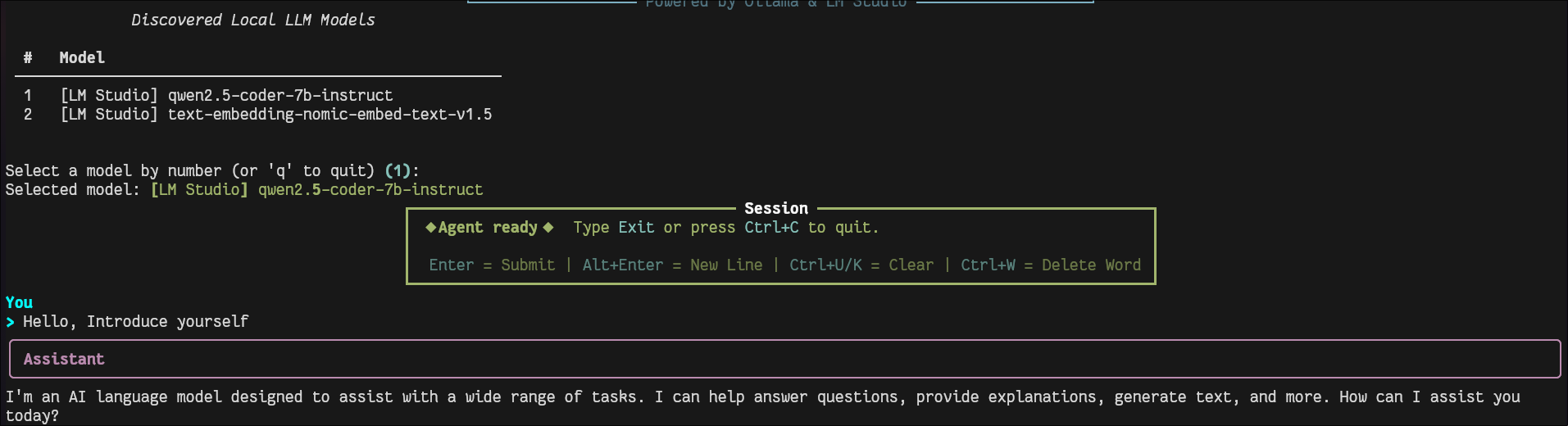 Built-in tools: web search, file ops, shell, and more